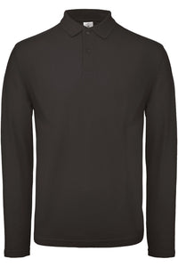 Polo maille piquée unisexe manches longues B&C ID001