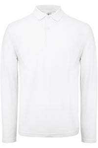 Polo maille piquée unisexe manches longues B&C ID001
