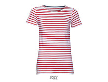 Charger l&#39;image dans la galerie, T-shirt marinière femme Sol&#39;s Miles Women