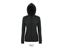 Charger l&#39;image dans la galerie, Veste zippée femme à capuche doublée Sol&#39;s Seven Women