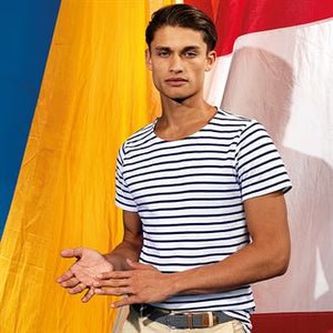 T-shirt marinière à manches courtes