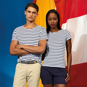 T-shirt marinière à manches courtes