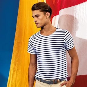 T-shirt marinière à manches courtes