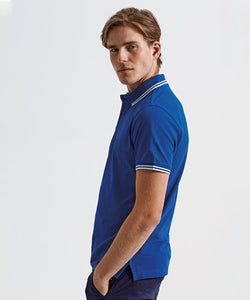 Polo à col contrasté