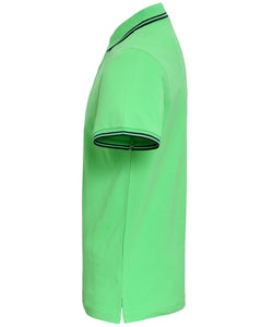 Polo à col contrasté