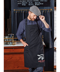 Tablier bavette en coton Chino